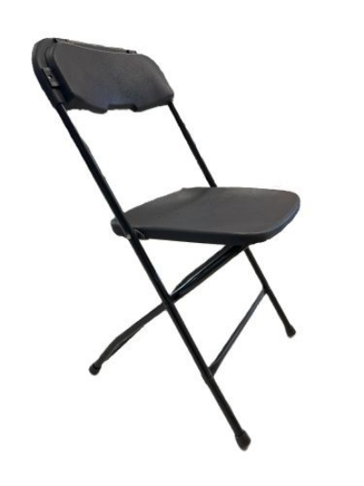 Picture of CHAIRS, FOLDING BLACK/BLACK